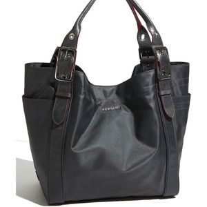 MZ Wallace Charcoal Lustre Ava Tote